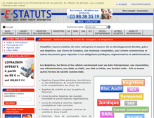 Tablet Screenshot of e-statuts.com